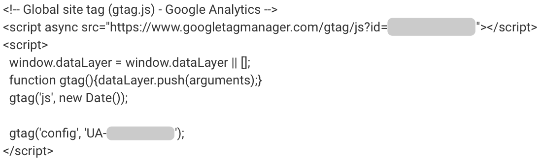 Trackingcode - Google Analytics