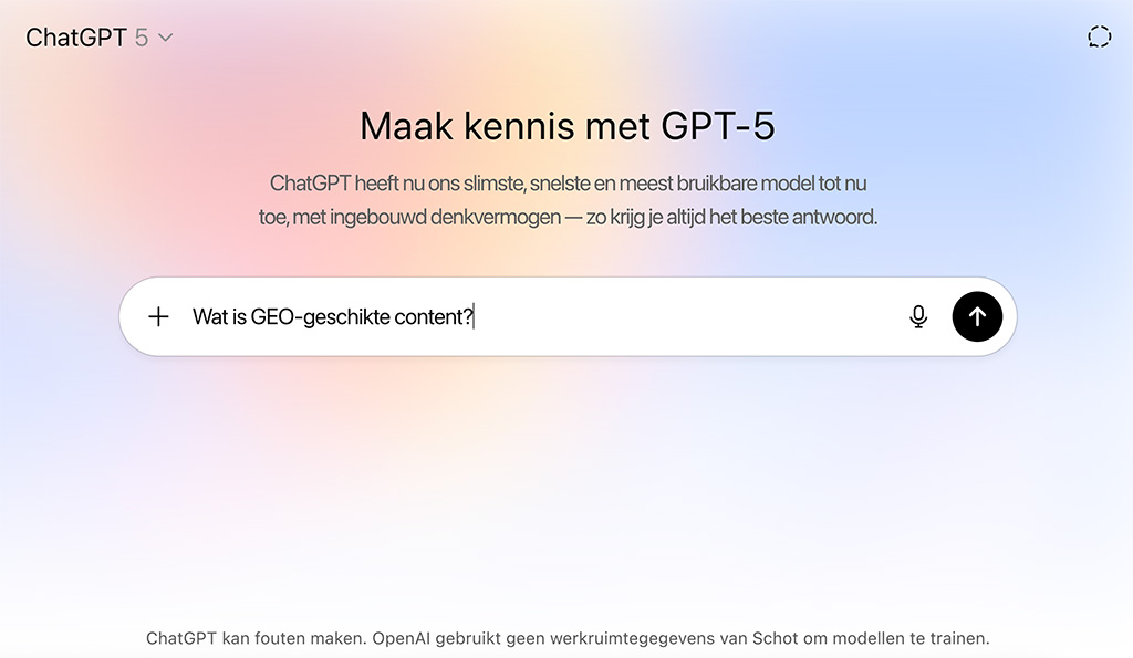 Wat is GEO-geschikte content?